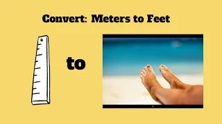 Convert meters to feet-Meters to inches