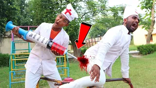 Funny Video 2022, Must Watch New Funny Video Injection Wala Comedy Video New Doctor Funny Ep-11