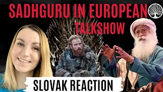 Sadhguru response to a foreign anchor - Speechless? | Slovak reaction