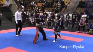 Kacper Ryćko -42kg Kadeci Kick Light Runda 1 Walka 2