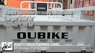 DESCRIPCIÓN MOTOCARRO OUBIKE 250CC (1 TON) / MODELO: OB250ZH-3 (motocarrosymas.com)