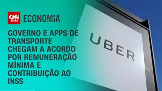 Governo e apps de transporte chegam a acordo por remuneração e contribuição ao INSS | LIVE CNN