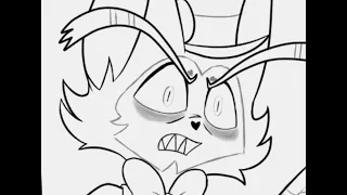 17+Hazbin Hotel AU art stream (Discord link in description)