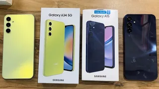 Samsung Galaxy A34 vs Samsung Galaxy A15