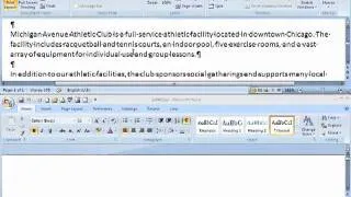 Word 14 - Multiple Documents and Split Screen