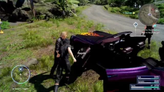 Prompto wanted to take a photo of the area