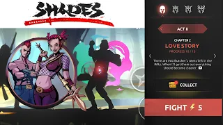 Shades: Shadow Fight Roguelike ACT Il, Chapter 2 BOSS Gameplay