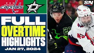 Washington Capitals at Dallas Stars | FULL Overtime Highlights - January 27, 2024