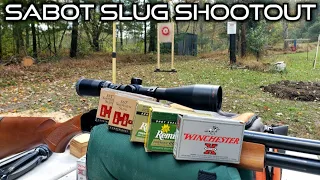 12 Gauge Sabot Slug Shootout (Accuracy Test) Hornady Remington Winchester