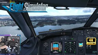 MSFS2020 | MAXIMUM REALISM | Palma de Mallorca | Amazing LANDING | PMDG BOEING 737 |