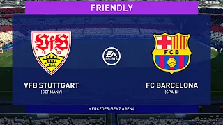 Stuttgart vs Barcelona 31.07.2021 Feat. Messi, Griezmann, Pique, Alba: Fifa 21 Gameplay online.