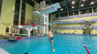 11 апреля 2024. Прыжки в воду. Олимпийская деревня. Flydiving.