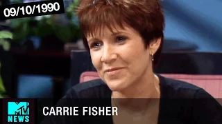 Carrie Fisher on Her Relationship with Her Mother, Debbie Reynolds | MTV News 1990 Full Interview