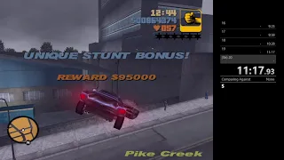 GTA III - All Unique Stunts speedrun (11:44)