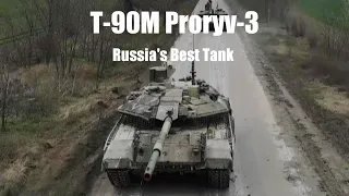 T-90M Proryv - Russia's Best Operational Tank fires at Ukraine Positions