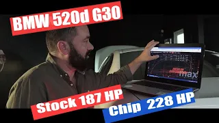 BMW 520d G30 chiptuning ✔[+41 HP/ 73 Nm] Moldova by Dieselok. 2 литра сока!