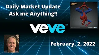 Veve Daily market update! Is the market flipping? Let's figure out some moves! AMA Q@A #Veve #NFTs