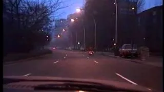 Zeitgeschichte live.Fahrt von Potsdam nach Berlin Jan. 1990