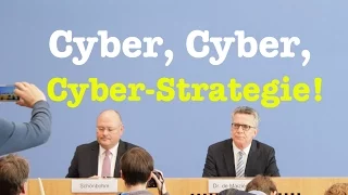 de Maizière: Cyber-Sicherheitsstrategie der Bundesregierung - Komplette BPK vom 9. November 2016