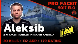 Aleksib NAVI ARE YOU GOOD?! 5000 ELO on NUKE🔥 (NUKE) FACEIT LVL 10 / CSGO POV / Sep 3, 2023