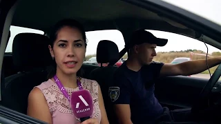 Змагання зі «швидкісного маневрування на авто» серед поліцейських-водіїв органів поліції охорони