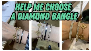 Help Me Choose A Diamond Bangle! 💎 | Cartier Love Bracelet, David Yurman, Roberto Coin