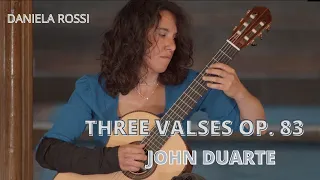 Daniela Rossi plays Three Valses op. 83, Homage to Antonio Lauro by John Duarte