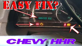 HHR Service Traction Service ESC HOW TO FIX             ??