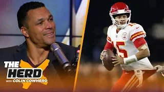 Tony Gonzalez on Chiefs vs Patriots and defending Jon Gruden | NFL | THE HERD