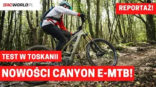 Reportaż! Canyon zaprezentował nowe e-MTB - testowaliśmy je w Masa Marittima!