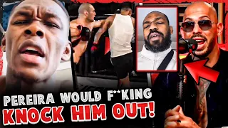 MMA Community REACTS to Sean Strickland BEATING UP SNEAKO! Andrew Tate RESPONDS to Jon Jones!