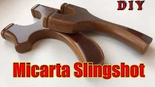 Как сделать рогатку из текстолита | How to make slingshot from micarta