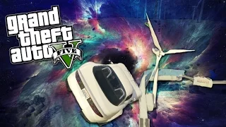 GTA V Online Race Adventures - Crazy Jumps & Tricky Windmills (GTA 5 Funny Moments)