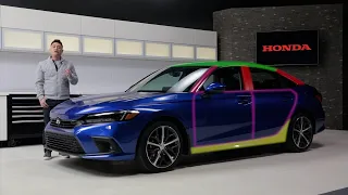 The 2022 Civic wins the IIHS Safety Award