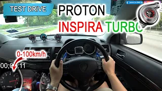 Bolt On Turbo!!! Proton Inspira 2.0P 5MT | Malaysia #POV [Test Drive] [CC Subtitle]