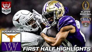 Sugar Bowl HALFTIME HIGHLIGHTS: Texas Longhorns vs. Washington Huskies | ESPN College Football