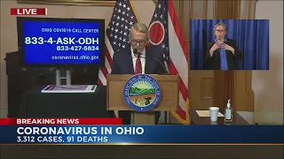 Video messages from Ohio athletes at Gov. DeWine's press conference remind Ohioans to do their part