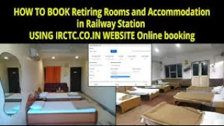 How to book Railway (IRCTC) Retiring room online in Kannada