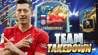 99 TOTS ROBERT LEWANDOWSKI TEAM TAKEDOWN!!!