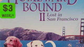 Opening and Closing to Homeward Bound 2 VHS 1996 | Walt Disney