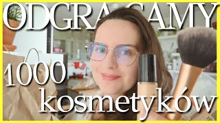 EKSTREMALNE OGRACANIE W SZAFCE Z KOSMETYKAMI clean with me motywacja do sprzątania Minimalizm vlog