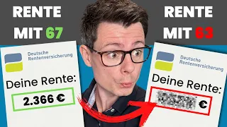 Früher in Rente? Mit diesen Abschlägen musst du rechnen! (Abschläge gesetzliche Rente)