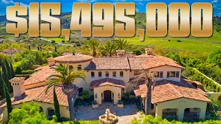 Touring A $15,495,000 Luxury Mansion In Irvine California