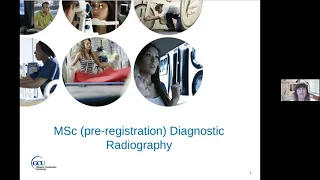 MSc Diagnostic Radiography (Pre-Registration) Webinar