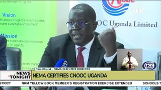 NEMA certifies CNOOC Uganda