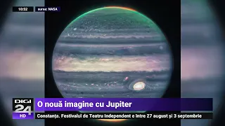 Telescopul spațial James Webb a transmis o nouă imagine cu Jupiter