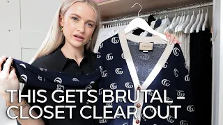 EXTRA AF WARDROBE CLEAR OUT + TIDY AND HOW IVE GROWN MY HAIR | Inthefrow