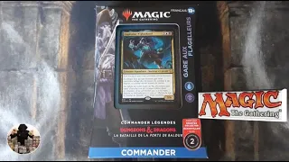 I open the commander deck, watch out for flayers, from the Commander Legends edition