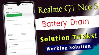 realme gt neo 3 battery drain problem | realme gt neo 3 fix battery problem working solution