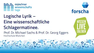 Logische Lyrik –Eine wissenschaftliche Schlagermatinee.